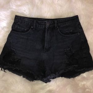 Denim shorts